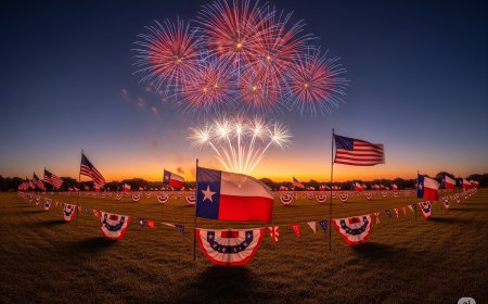 স্বাধীনতা দিবসে টেক্সাসজুড়ে যা যা হচ্ছে