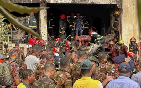 ঢাকার মাইলস্টোন স্কুলে বিমান বিধ্বস্ত, কমপক্ষে ১৯ জন নিহত