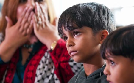 গাজায় আহত দুই শিশু চিকিৎসার জন্য নর্থ টেক্সাসে