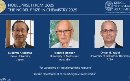 রসায়নে নোবেল জিতলেন তিন বিজ্ঞানী