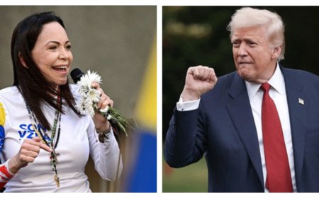 ট্রাম্পকে শান্তির নোবেল উৎসর্গ মারিয়া মাচাদোর