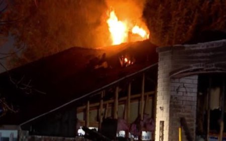 টেক্সাসের দ্য কলোনিতে আগুনে এক বাড়ি পুড়ে ছাই, পাশের বাড়িতেও ছড়িয়েছে আগুন