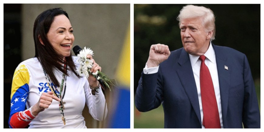 ট্রাম্পকে শান্তির নোবেল উৎসর্গ মারিয়া মাচাদোর