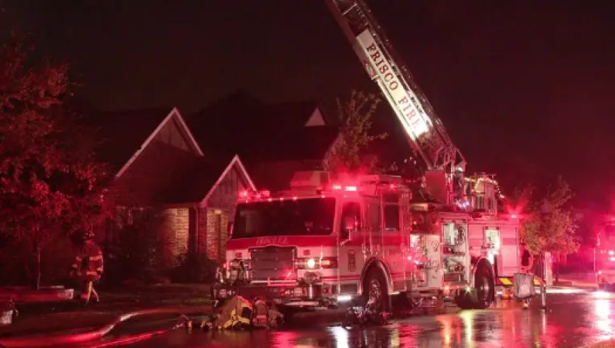 বজ্রঝড়ে আগুনের পর উত্তর টেক্সাসে বন্যার পূর্বাভাস