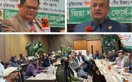 টেক্সাসে জাতীয় বিপ্লব ও সংহতি দিবসের আলোচনা এবং জিয়া সাইবার ফোর্সের আহ্বায়ক কমিটি গঠন