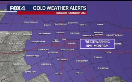 ডালাস–ফোর্ট ওয়ার্থে রাতের তাপমাত্রা নামবে হিমাঙ্কের নিচে