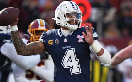 ক্রিসমাসে ডালাস কাউবয়েসের হাসি, লড়েও ফিরতে পারল না ওয়াশিংটন কমান্ডার্স