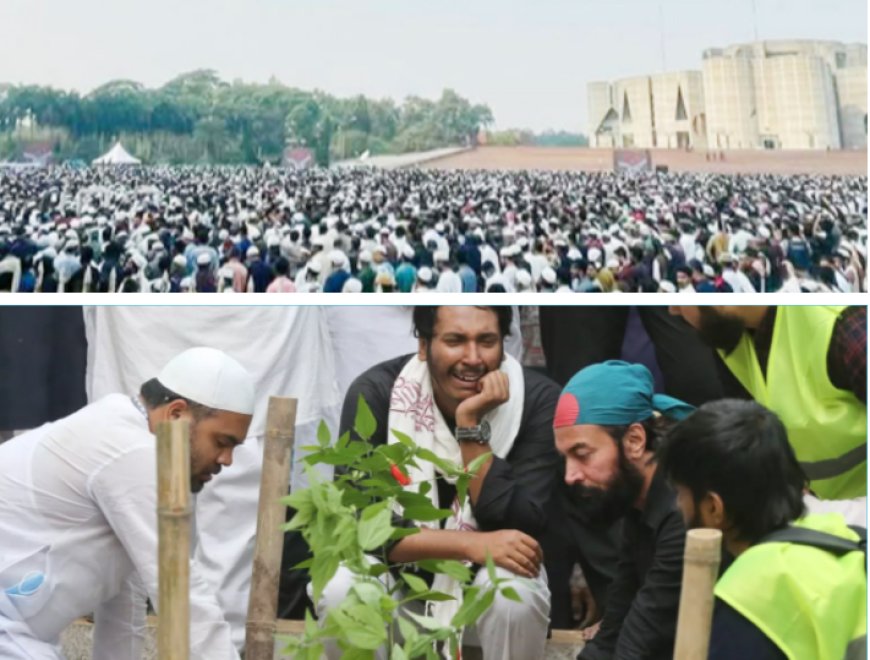 জানাজায় লাখো মানুষ: নজরুলের পাশে চিরঘুমে জুলাই যোদ্ধা হাদি