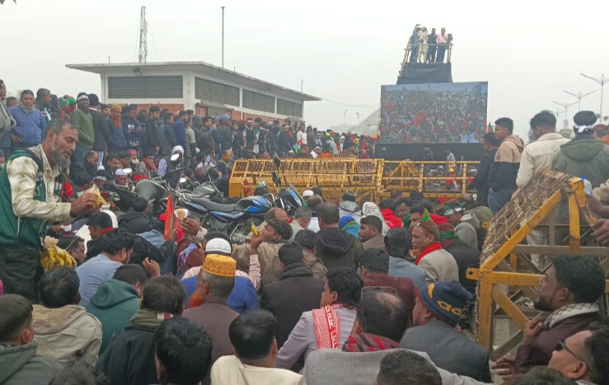 ১৭ বছর পর তারেক রহমানের দেশে ফেরা: পূর্বাচলের সংবর্ধনাস্থল লোকে লোকারণ্য