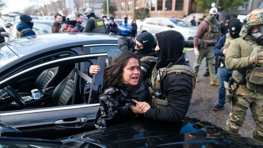 যুক্তরাষ্ট্রে বাংলাদেশি বংশোদ্ভূত নারীকে টেনেহিঁচড়ে গাড়ি থেকে তুলে নিয়ে গেল অভিবাসন পুলিশ