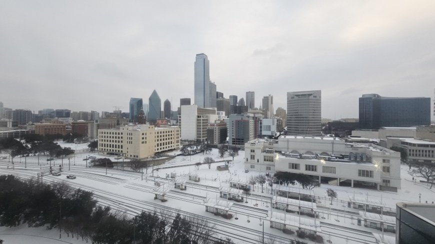 ডালাসের সড়কে বরফ গলবে কবে, স্বস্তি মিলবে মঙ্গলবার