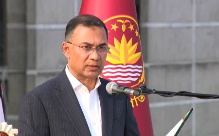 প্রধানমন্ত্রী হিসেবে শপথ নিলেন তারেক রহমান