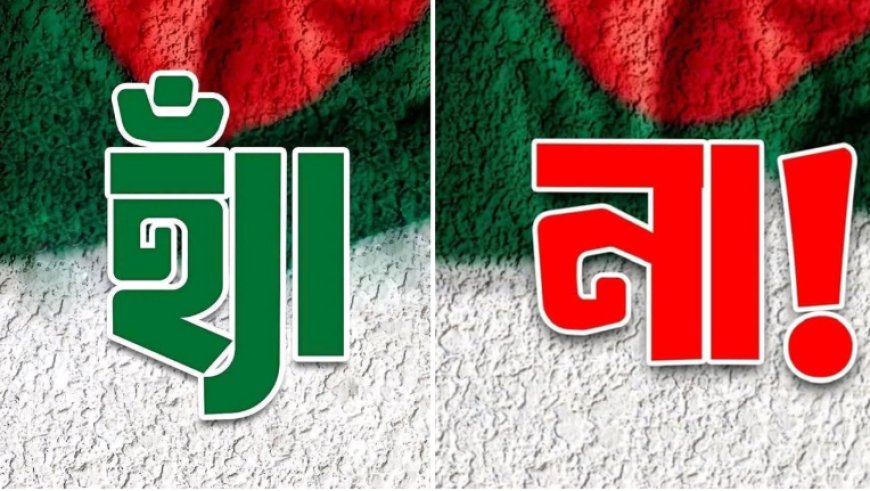 গণভোটে ‘হ্যাঁ’ না ‘না’: কী পরিবর্তন আসবে রাষ্ট্র পরিচালনায়