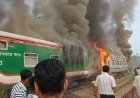 সীতাকুণ্ডে চলন্ত ট্রেনে আগুন, ঢাকামুখী ট্রেন চলাচল সাময়িক বন্ধ