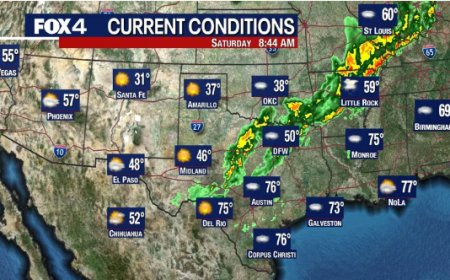 ডালাসে বৃষ্টি ও আকস্মিক বন্যার সতর্কতা