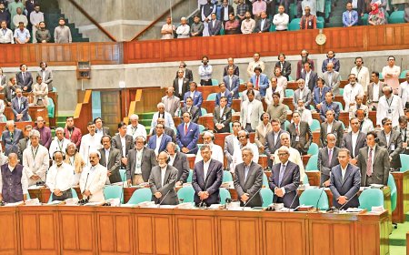 প্রথম দিনেই উত্তপ্ত ত্রয়োদশ সংসদ, রাষ্ট্রপতির ভাষণে বিরোধীদের ওয়াকআউট