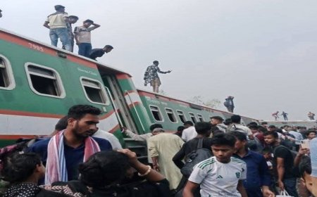 বগুড়ায় ট্রেন লাইনচ্যুত হওয়ায় আহত অন্তত ১১২, তদন্তে কমিটি গঠন