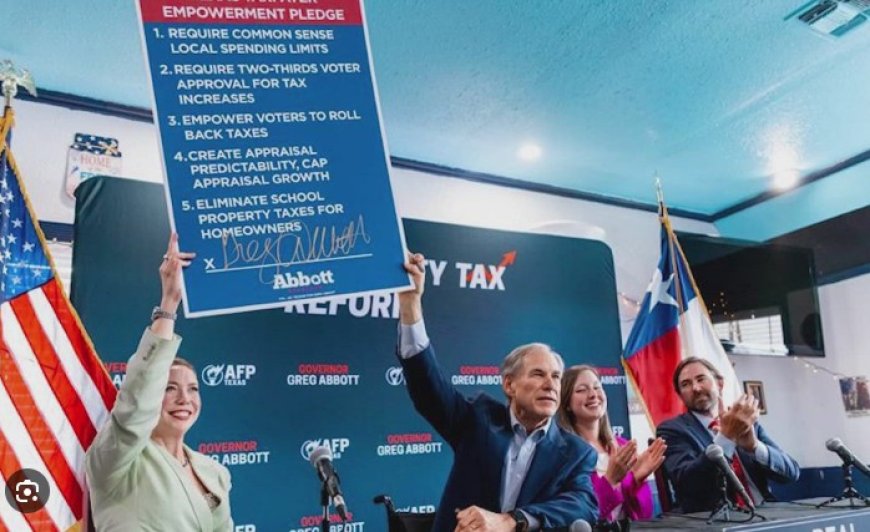 টেক্সাসে সম্পত্তি কর কমাতে নতুন প্রস্তাব অ্যাবটের