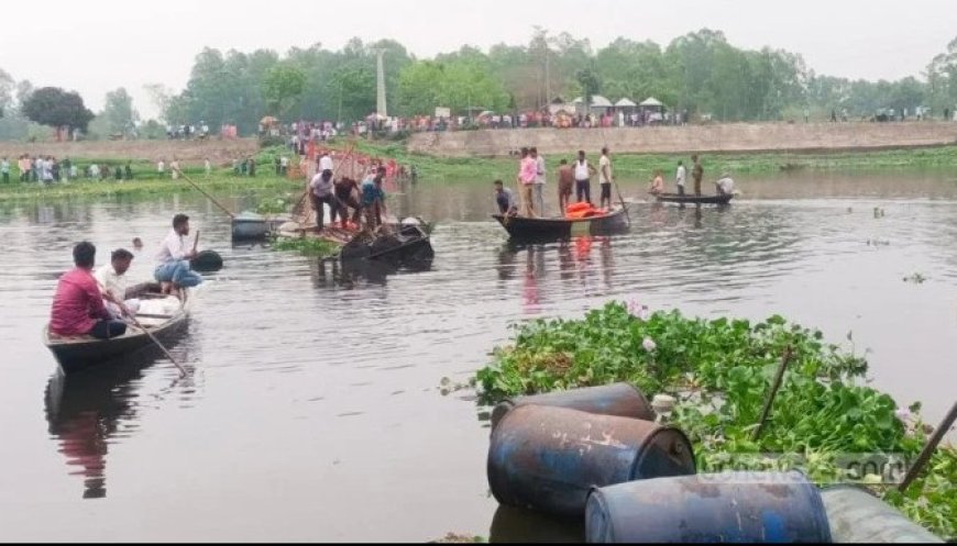 জামালপুরে ভাসমান ভেঙে পড়ায় নদীতে ডুবে ৪ শিশুর মৃত্যু