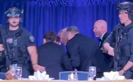 হোটেলের বাইরে গুলি, ডিনার থেকে সরিয়ে নেওয়া হলো ট্রাম্পকে