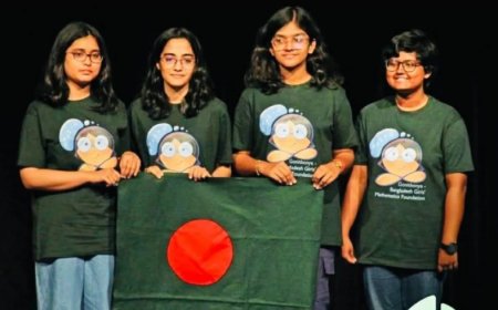 ফ্রান্সে মেয়েদের গণিত অলিম্পিয়াডে বাংলাদেশের রৌপ্য ও ব্রোঞ্জ জয়