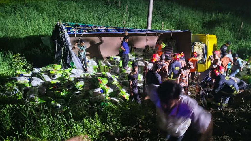 কুমিল্লার দাউদকান্দিতে ট্রাক উল্টে নিহত ৭