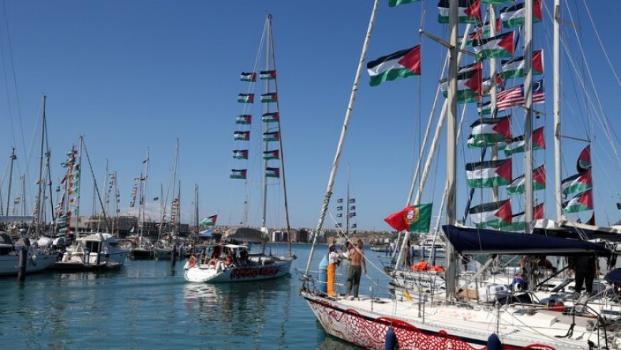 গাজামুখী ‘সুমুদ ফ্লোটিলা’ আটকাতে শুরু করেছে ইসরায়েল