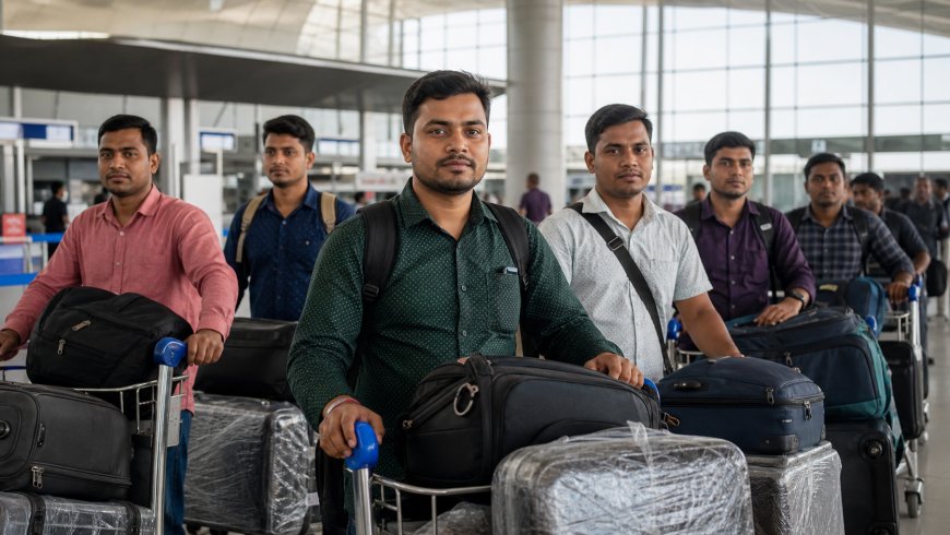 এগারো মাসে ৯ লাখ ৩৩ হাজার বাংলাদেশি  বিদেশে কাজ পেয়েছেন