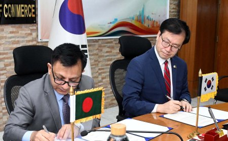 দক্ষিণ কোরিয়ার সঙ্গে মুক্ত বাণিজ্য চুক্তি স্বাক্ষর করল বাংলাদেশ, ৯৭ শতাংশ পণ্যে শুল্কমুক্ত সুবিধা