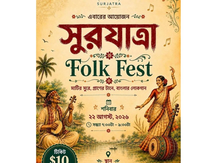 আজ ফ্রিস্কোতে সুরযাত্রা ফোক ফেস্ট, টিকেট সোল্ড আউট